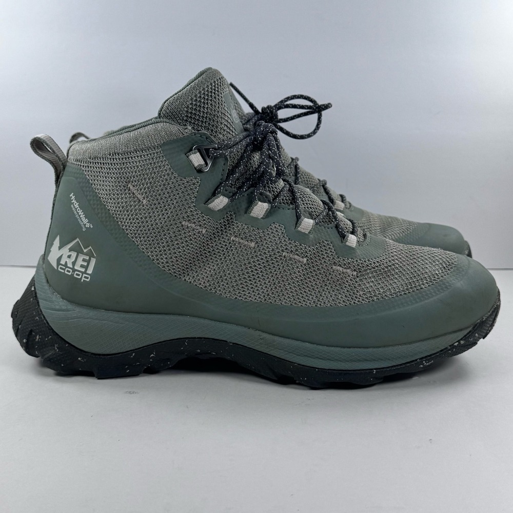 REI Co-op Women's Flash Hiking Boots Waterproof Green 00022948